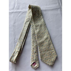 Vineyard Vines Silk Necktie Starfish Print Blue‎ Yellow Beach Wedding